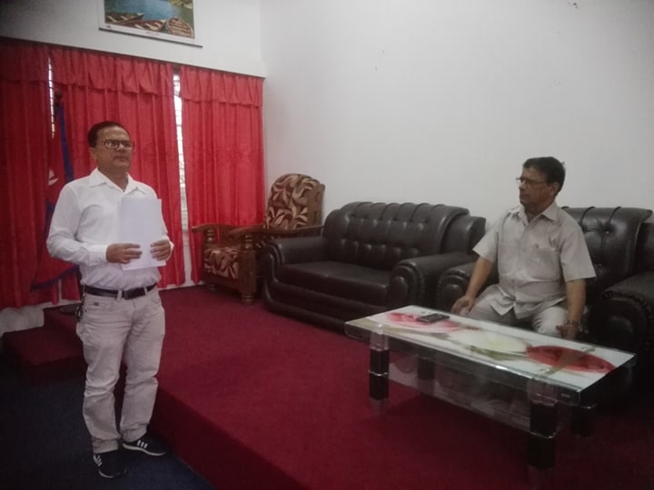राष्ट्रपतिलाई ज्ञापन पत्र