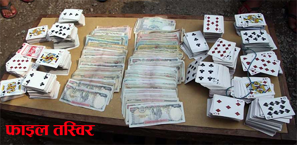 सुर्खेतमा ७ जुवाडे रंगेहात पक्राउ