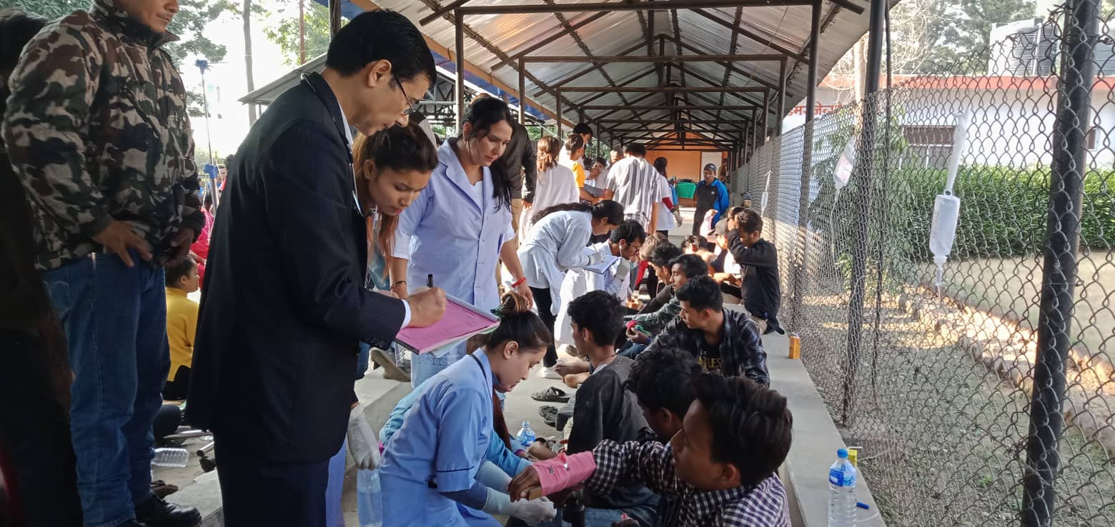 बराहतालमा ट्याक्टर दुर्घटना हुँदा ३३ विद्यार्थी घाइते