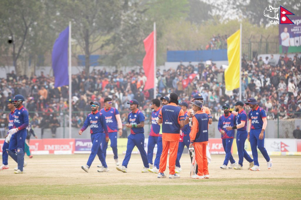 नेदरल्यान्ड्समाथि नेपाल ६ विकेटले विजयी