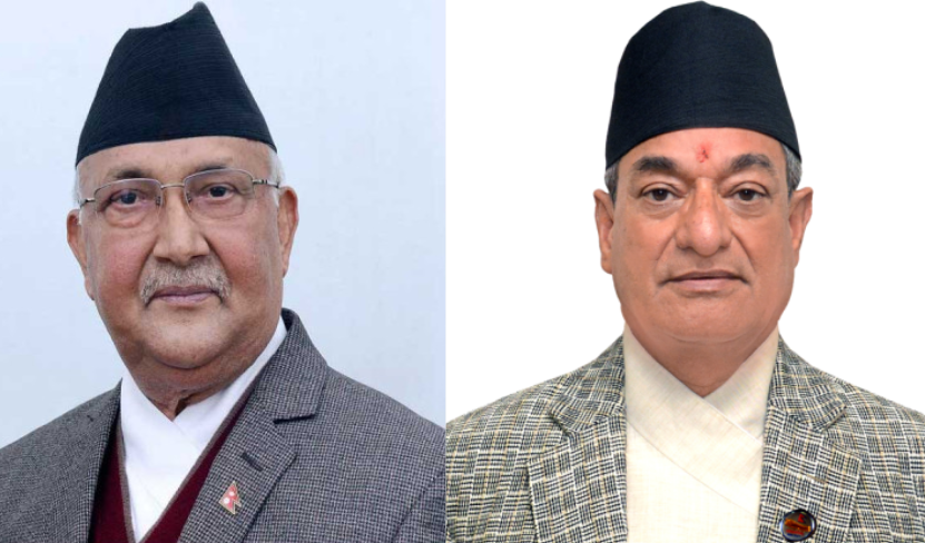 पूर्वप्रधानमन्त्री ओलि र पूर्व गृहमन्त्री लेखक पक्राउ, पक्राउको विरोधमा एमाले सडकमा उत्रिँदै